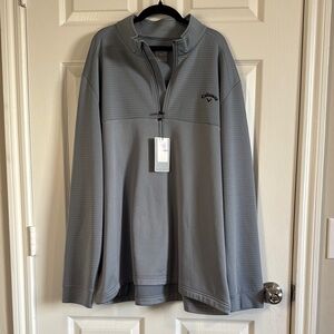 Callaway Gray Quarter-Zip Pullover